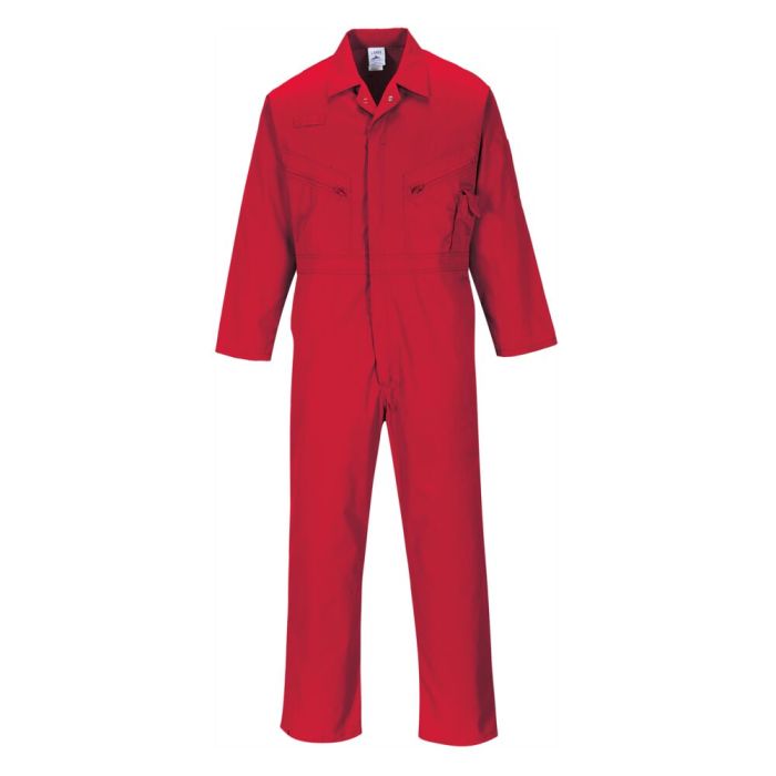 Portwest Liverpool zip overál, piros | Adgift Reklámajándéktól Portwest Liverpool zip overál, piros