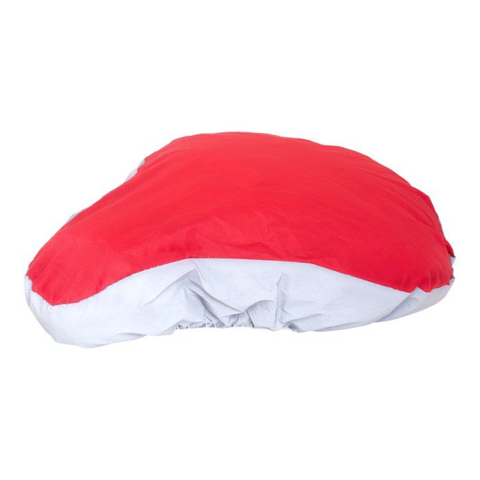 Reklámajándék | Lumiride fényvisszaverő RPET bicikliülés huzat, piros