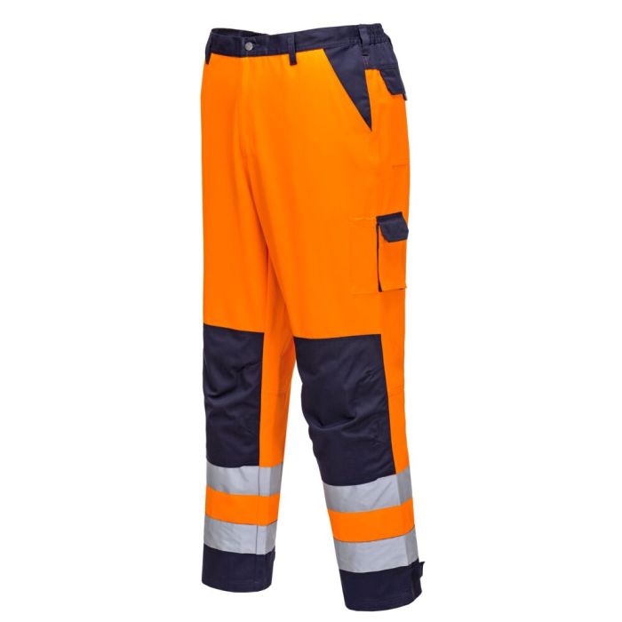 Portwest Lyon Hi-Vis nadrág, narancs/navy | Adgift Reklámajándéktól Portwest Lyon Hi-Vis nadrág, narancs/navy