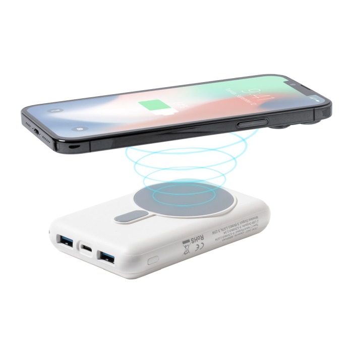 Maddy power bank, fehér