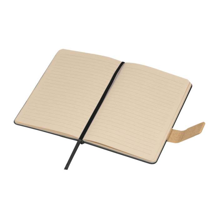 Mágneses záródású A5 műbőr egyedi jegyzetfüzet, fekete | Reklámajándék, reklámtárgy, céges ajándék, egyedi reklámajándék Reklámajándék | Mágneses záródású A5 műbőr egyedi jegyzetfüzet, fekete