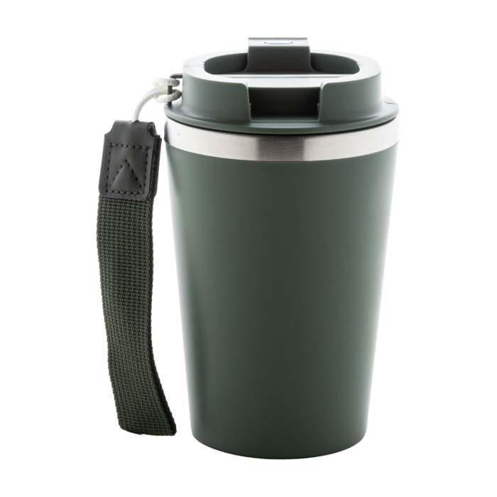 Reklámajándék | Manabi thermo pohár, zöld, 350 ml