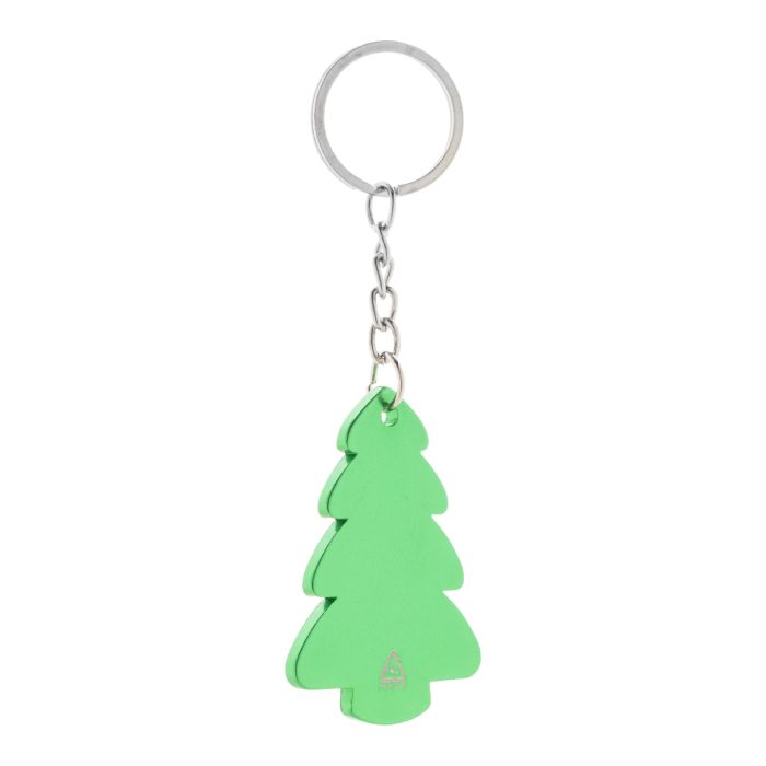 Reklámajándék | Manty karácsonyi kulcstartó, zöld