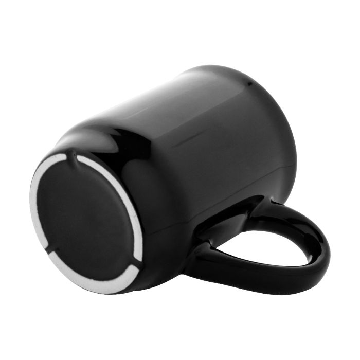 Marknad egymásra rakható kerámia bögre, fekete | Reklámajándék, reklámtárgy, céges ajándék, egyedi reklámajándék Reklámajándék | Marknad egymásra rakható kerámia bögre, fekete