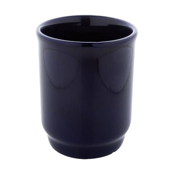Marknad egymásra rakható kerámia bögre, sötét kék | Reklámajándék, reklámtárgy, céges ajándék, egyedi reklámajándék Reklámajándék | Marknad egymásra rakható kerámia bögre, sötét kék