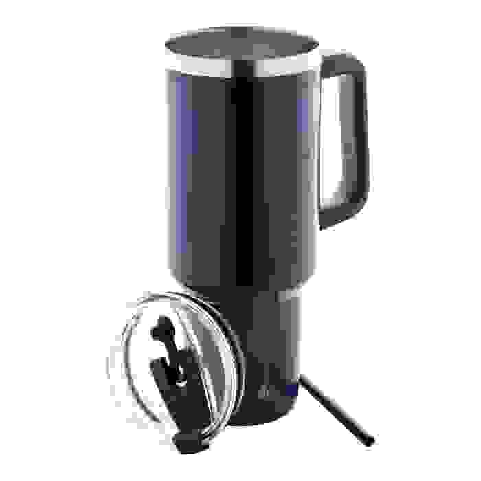 Reklámajándék | Massimus thermo bögre, sötétkék, 1200 ml