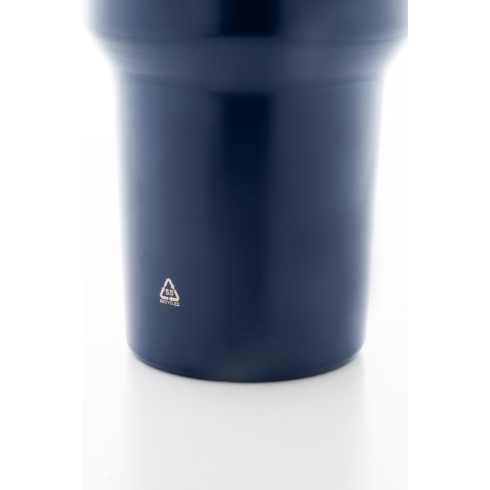 Reklámajándék | Massimus thermo bögre, sötétkék, 1200 ml