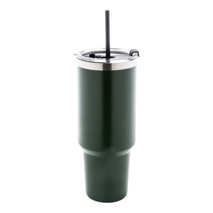 Reklámajándék | Massimus thermo bögre, zöld, 1200 ml