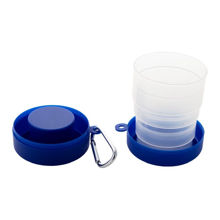 Reklámajándék | Medigo összecsukható pohár, kék, 220 ml
