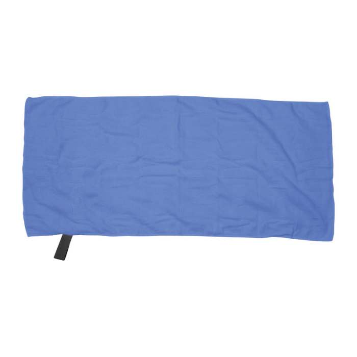 Reklámajándék | Mikroszálas törölköző gumiszalaggal, kék