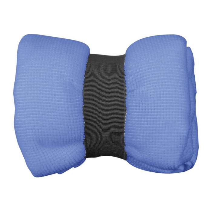 Reklámajándék | Mikroszálas törölköző gumiszalaggal, kék