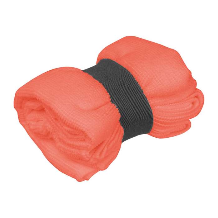 Reklámajándék | Mikroszálas törölköző gumiszalaggal, piros