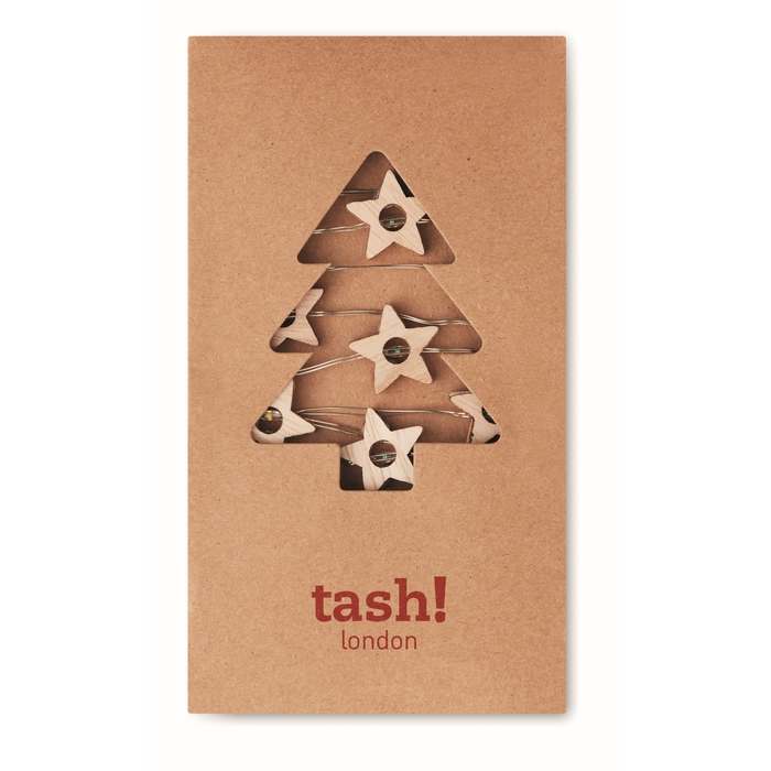 Reklámajándék | Milky Way Csillag fényfüzér, natúr