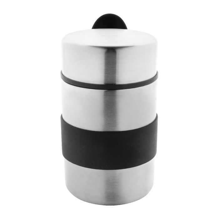 Minestrone újrahasznosított rozsdamentes acél ételdoboz, ezüst | Reklámajándék, reklámtárgy, céges ajándék, egyedi reklámajándék Reklámajándék | Minestrone újrahasznosított rozsdamentes acél ételdoboz, ezüst