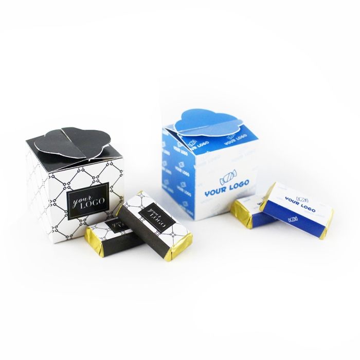 Kreatív Reklámédesség: Mini céges csokik dobozkában