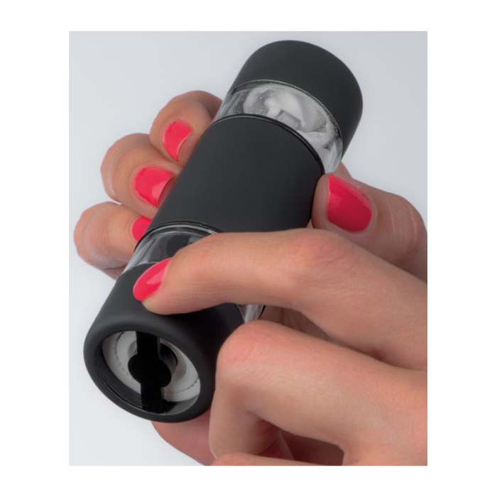 Reklámajándék | Mini só- és borsdaráló, fekete