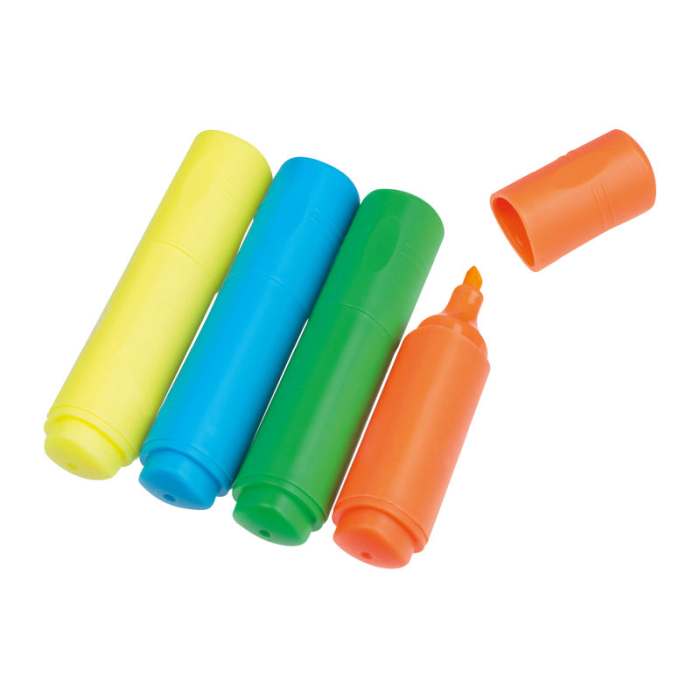 Reklámajándék | Mini szövegkiemelő készlet, színes