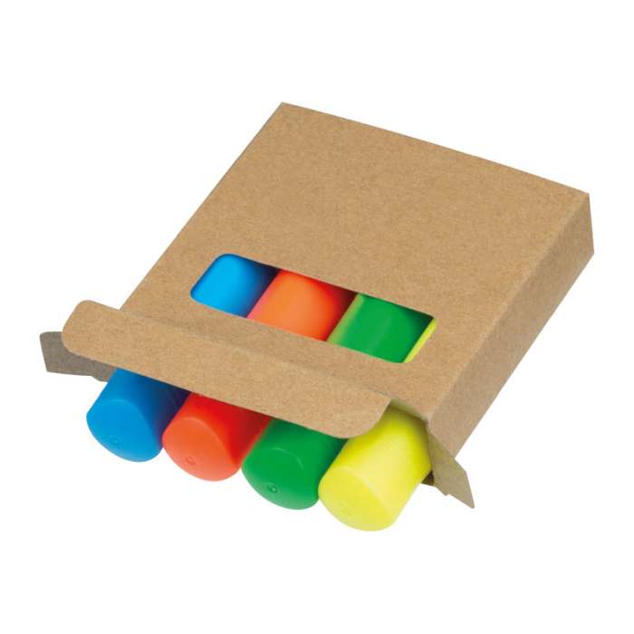 Reklámajándék | Mini szövegkiemelő készlet, színes