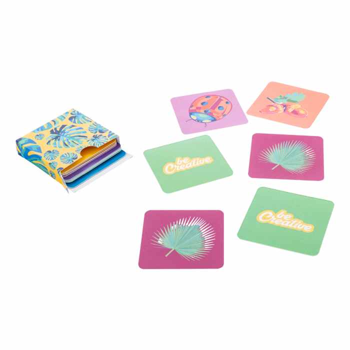 Reklámajándék | Minimor Creative egyedi memóriajáték, fehér