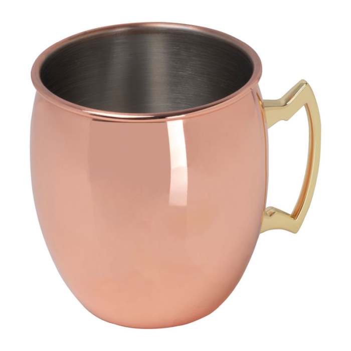 Moscow Mule réz bevonatú acél pohár, 500ml, rózsaszín | Reklámajándék, reklámtárgy, céges ajándék, egyedi reklámajándék Reklámajándék | Moscow Mule réz bevonatú acél pohár, 500ml, rózsaszín
