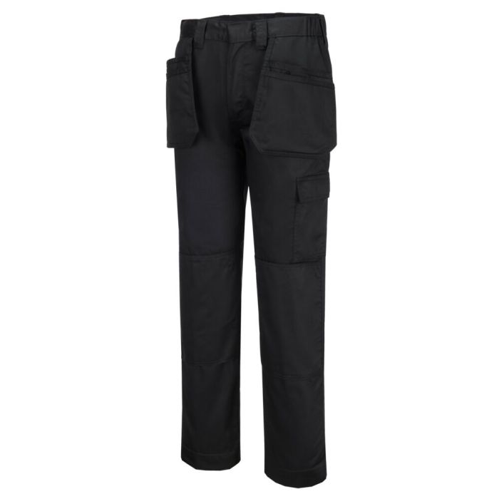 Portwest Munkás nadrág, rövid, ES1 Essential Holster Trousers, fekete