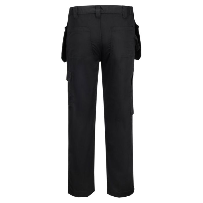 Portwest Munkás nadrág, rövid, ES1 Essential Holster Trousers, fekete