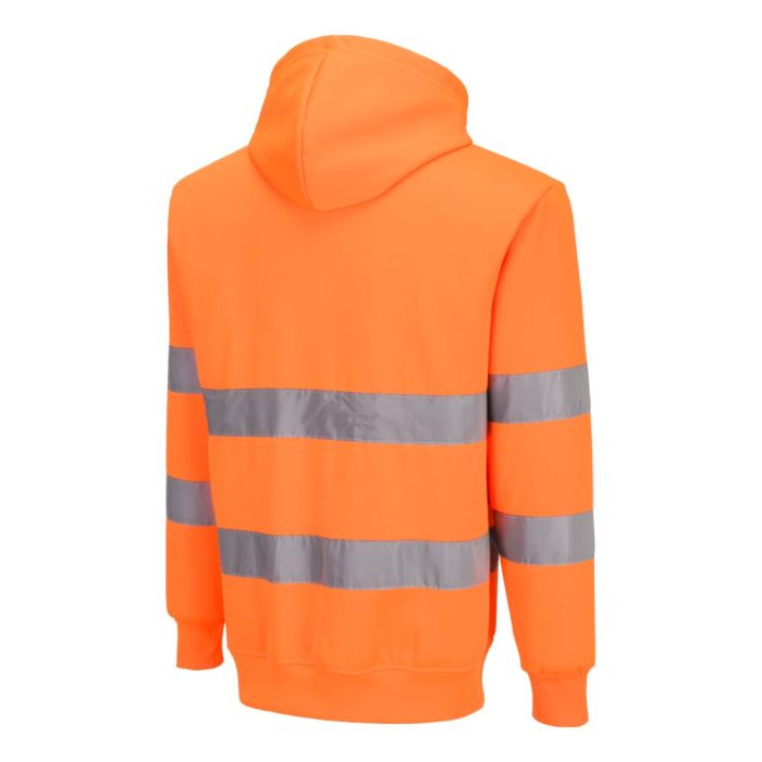Portwest Munkás pulóver-ES1 Essential Hi-Vis Hoodie, narancs