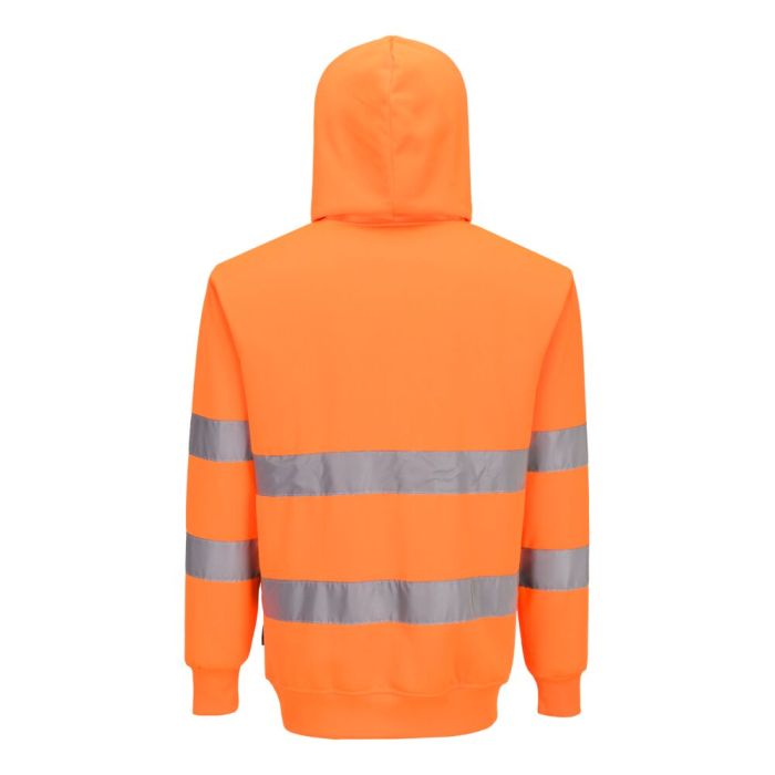 Portwest Munkás pulóver-ES1 Essential Hi-Vis Hoodie, narancs
