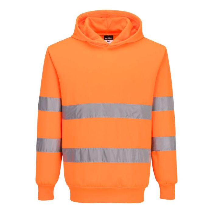 Portwest Munkás pulóver-ES1 Essential Hi-Vis Hoodie, narancs
