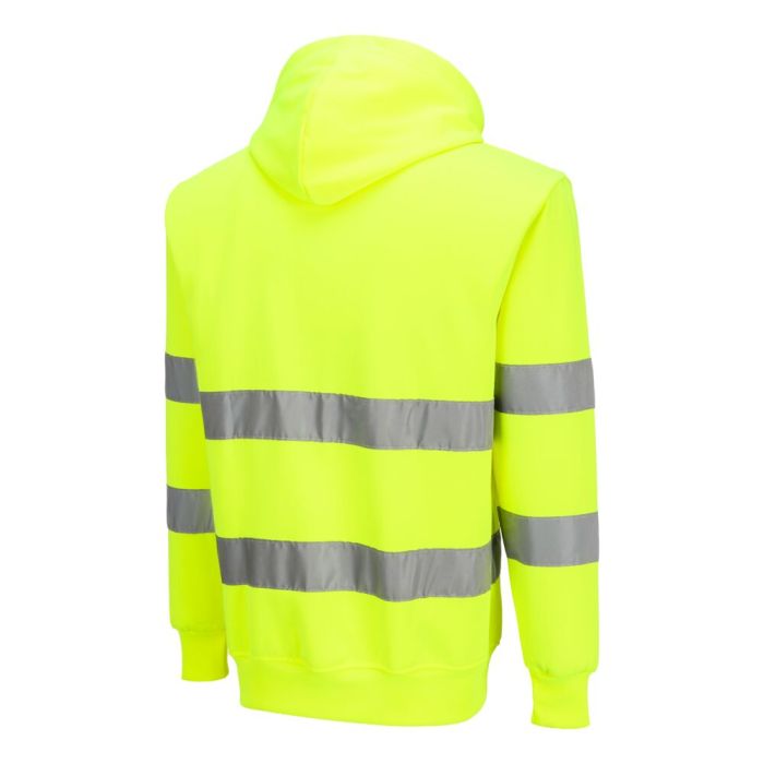 Portwest Munkás pulóver-ES1 Essential Hi-Vis Hoodie, sárga