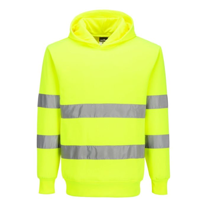 Portwest Munkás pulóver-ES1 Essential Hi-Vis Hoodie, sárga