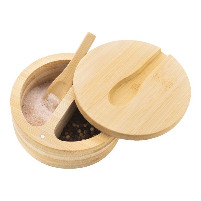 Reklámajándék | Munnar só- és borstartó, natúr