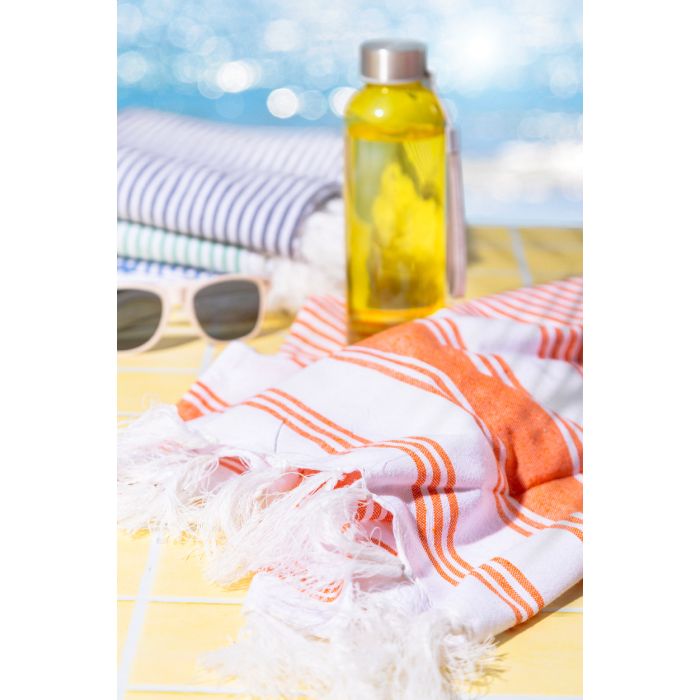 Reklámajándék | Myrtos strandtörölköző, narancssárga