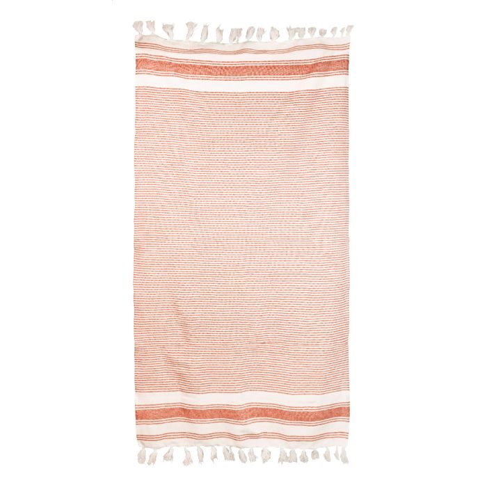 Reklámajándék | Myrtos strandtörölköző, narancssárga