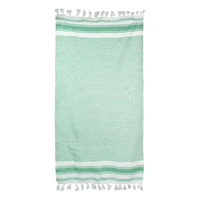 Reklámajándék | Myrtos strandtörölköző, zöld