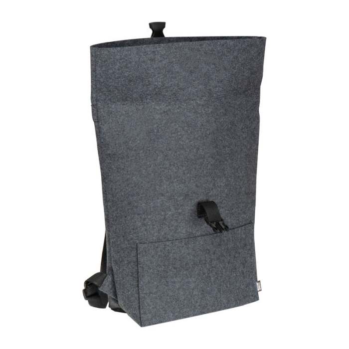 Reklámajándék | Nagy filc hátizsák, ezüst