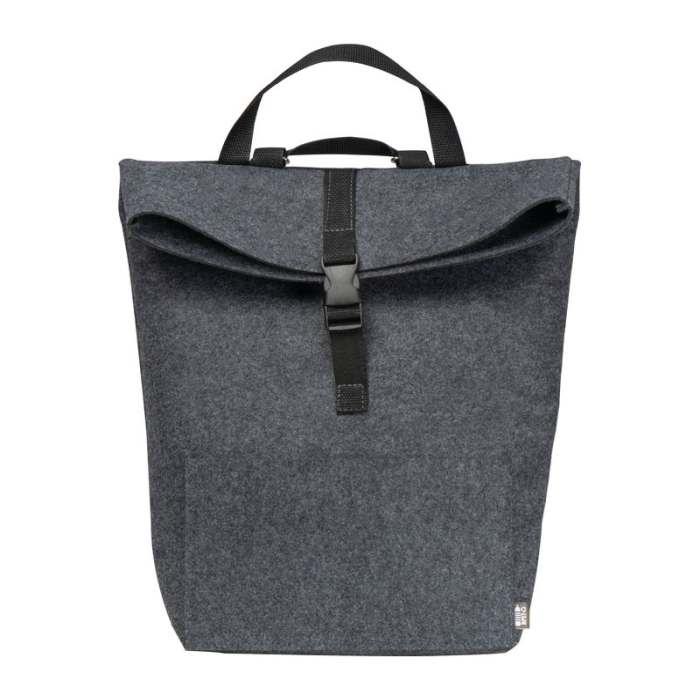 Reklámajándék | Nagy filc hátizsák, ezüst