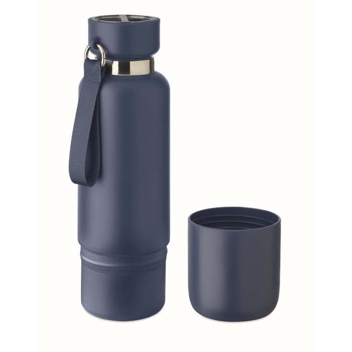 Reklámajándék | Noeka Duplafalú palack 500 ml, sötétkék