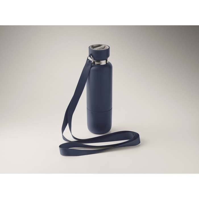Reklámajándék | Noeka Duplafalú palack 500 ml, sötétkék