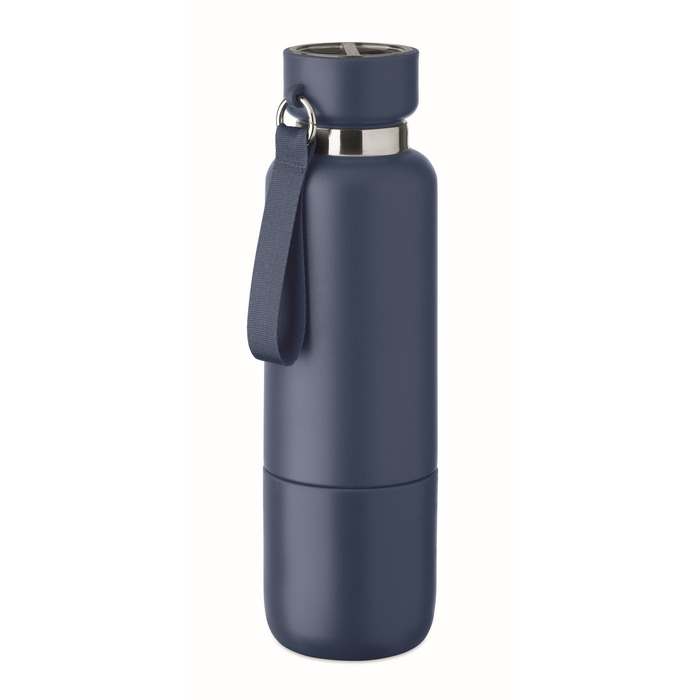 Reklámajándék | Noeka Duplafalú palack 500 ml, sötétkék