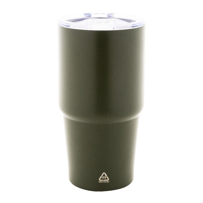 Reklámajándék | Noricano újrahasznosított rozsdamentes acél thermo pohár, zöld