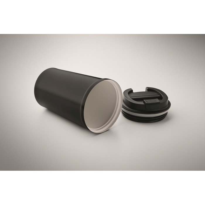 Nunavum Pohár kerámia bevonattal 450ml, fekete | Reklámajándék, reklámtárgy, céges ajándék, egyedi reklámajándék Reklámajándék | Nunavum Pohár kerámia bevonattal 450ml, fekete