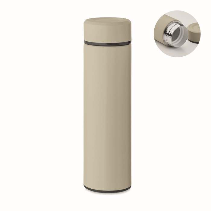 Reklámajándék | Nunavut Palack kerámia bevonat 420 ml, bézs