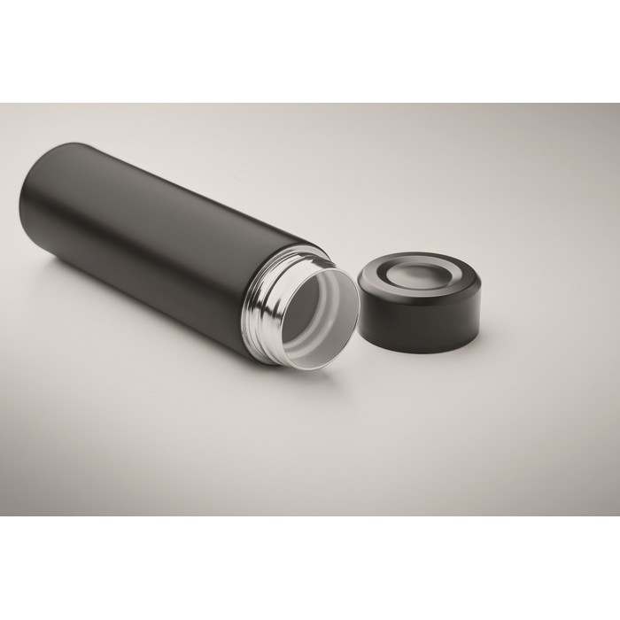 Nunavut Palack kerámia bevonat 420 ml, fekete | Reklámajándék, reklámtárgy, céges ajándék, egyedi reklámajándék Reklámajándék | Nunavut Palack kerámia bevonat 420 ml, fekete