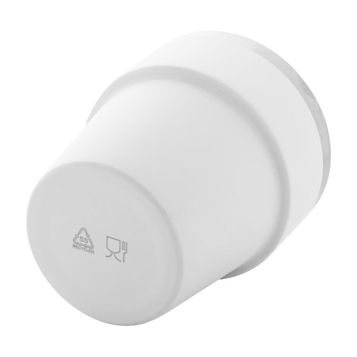 Reklámajándék | Obata újrahasznosított rozsdamentes acél thermo pohár, fehér