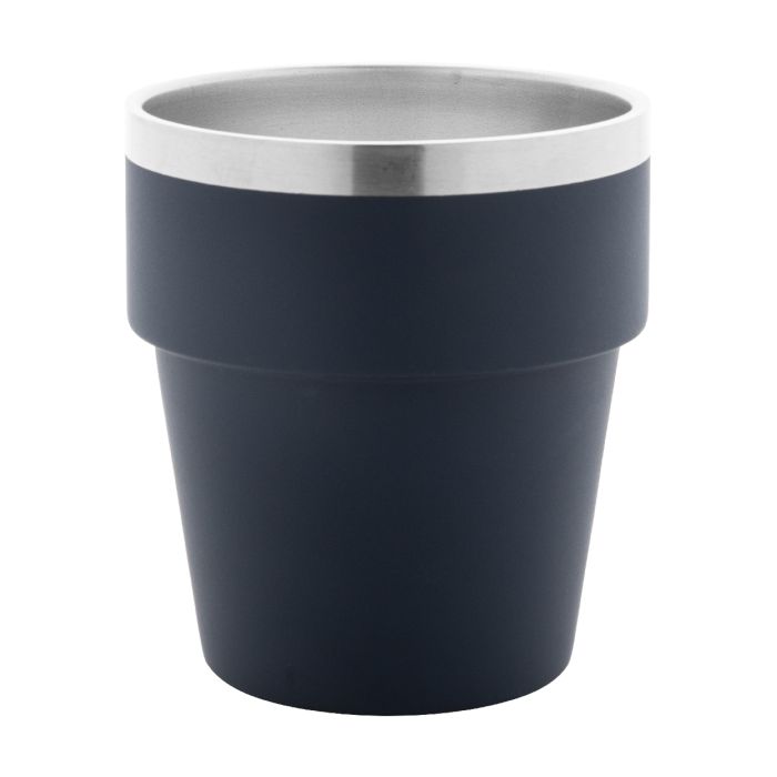 Reklámajándék | Obata újrahasznosított rozsdamentes acél thermo pohár, sötét kék