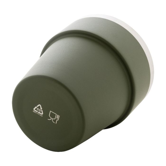 Reklámajándék | Obata újrahasznosított rozsdamentes acél thermo pohár, zöld