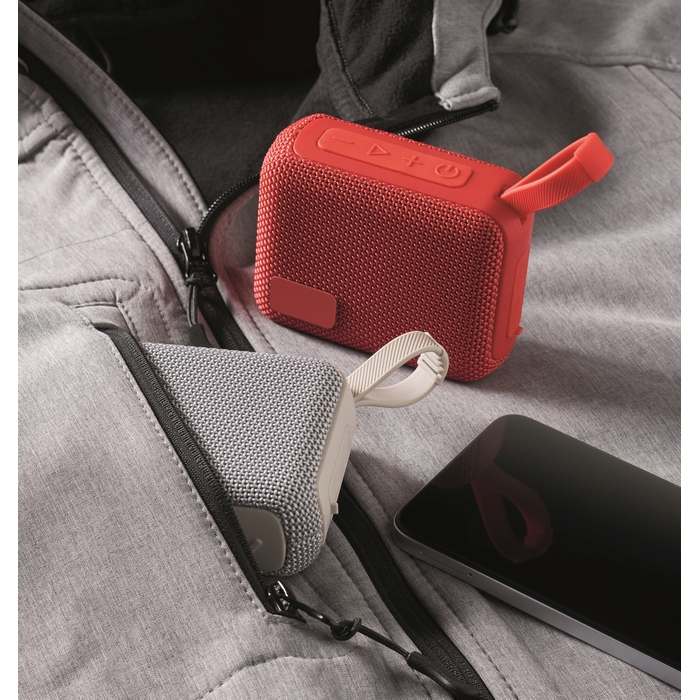 Reklámajándék | Oblo 5W vezeték nélküli hangszóró, piros