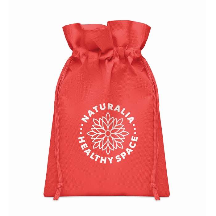 Reklámajándék | Okurimono Kis RPET ajándéktasak, piros