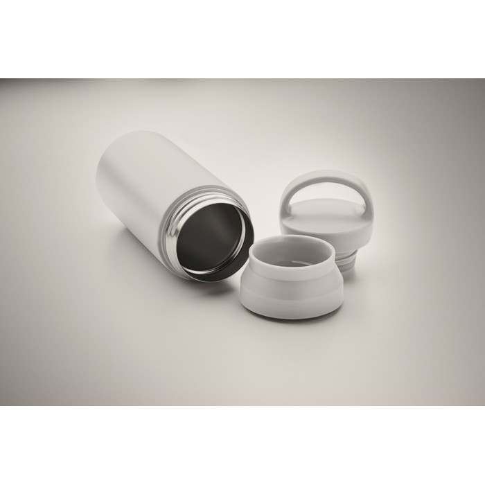 Onyx Duplafalú palack 320 ml, fehér | Reklámajándék, reklámtárgy, céges ajándék, egyedi reklámajándék Reklámajándék | Onyx Duplafalú palack 320 ml, fehér